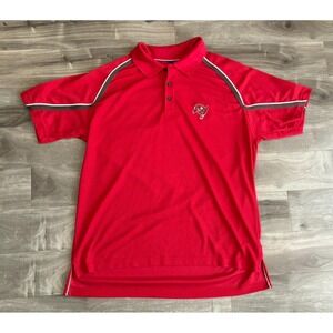 Reebok NFL Team‎ Apparel Mens Red Tampa Bay Buccaneers Knit Jersey Size M